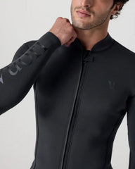 Long Sleeve Yulex Wetsuit Top | Washed Black