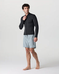 Long Sleeve Yulex Wetsuit Top | Washed Black