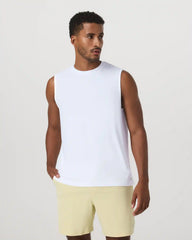 Strato Muscle Tee | White