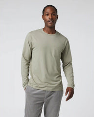 Long Sleeve Men's Feather Tee | Metal