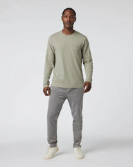 Long Sleeve Men's Feather Tee | Metal