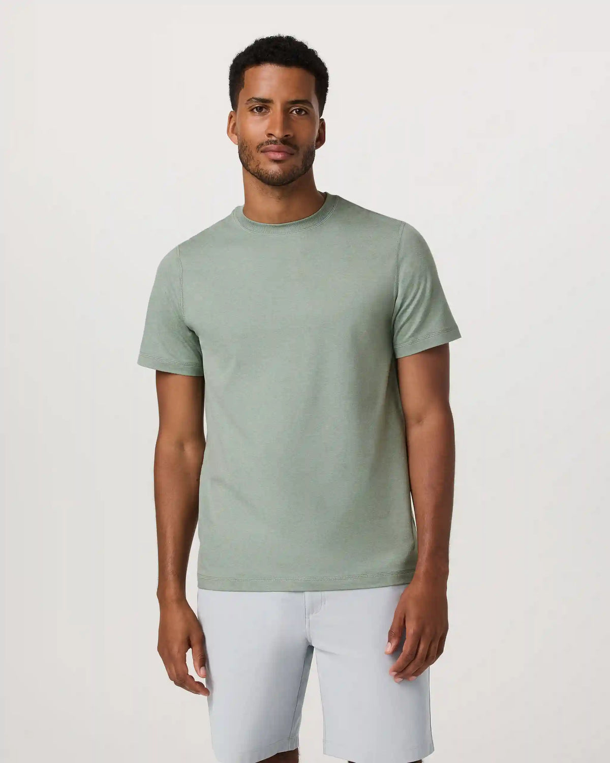 Short Sleeve Ponto Performance Tee | Thyme Heather
