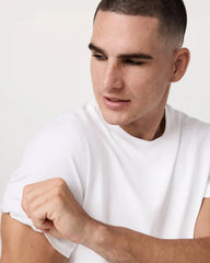 Short Sleeve Ponto Performance Tee | White
