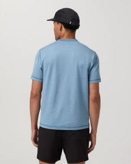 Short Sleeve Ponto Performance Tee | Salty Air Heather