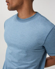 Short Sleeve Ponto Performance Tee | Salty Air Heather