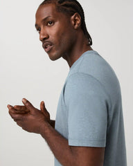 Short Sleeve Ponto Performance Tee | Foggy Blue Heather