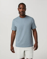 Short Sleeve Ponto Performance Tee | Foggy Blue Heather