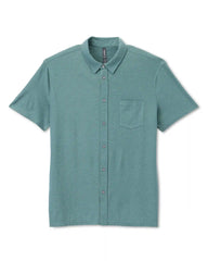 Short Sleeve Strato Button Down | Bluegrass Heather