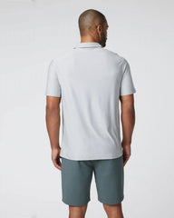 Short Sleeve Strato Button Down | Platinum Heather