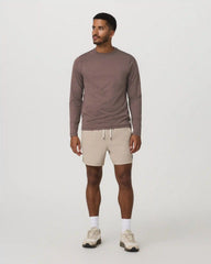 Long Sleeve Ponto Performance Tee | Elm Heather