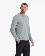 Long Sleeve Ever Henley | Stormy