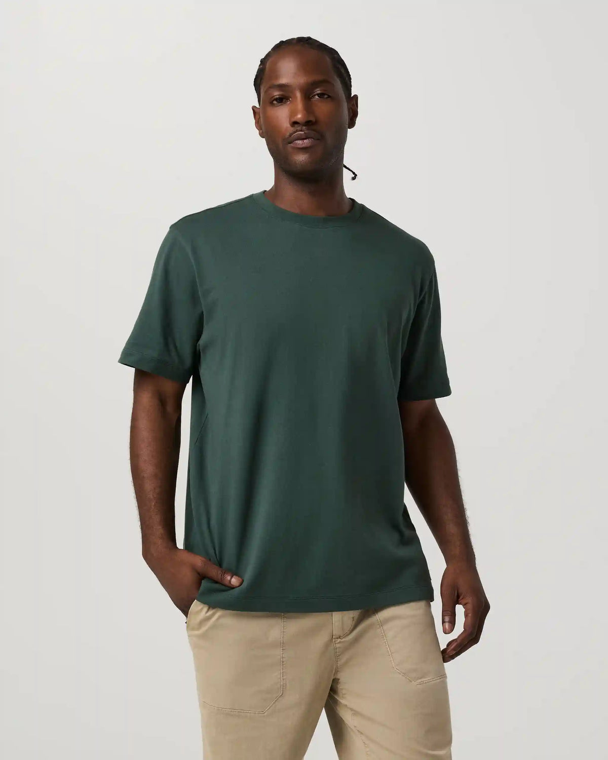 Short Sleeve Vuori Heavyweight Tee - Relaxed Fit | Hemlock