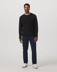 Long Sleeve Vuori Heavyweight Cotton Tee - Relaxed Fit | Black