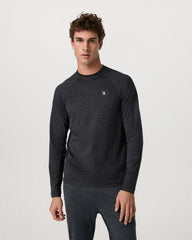 Long Sleeve Ponto Hybrid Baselayer | Charcoal Heather
