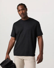 Short Sleeve Ponto Tee - Relaxed Fit | Black Heather