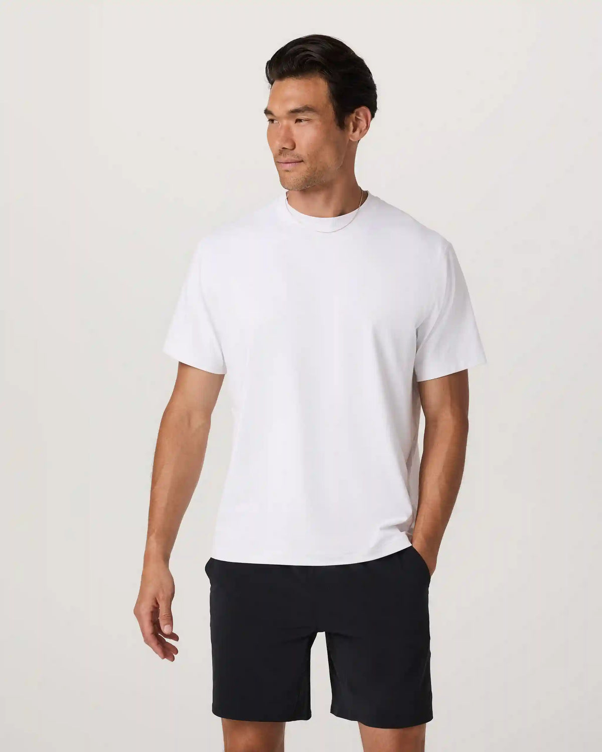 Short Sleeve Ponto Tee - Relaxed Fit | White