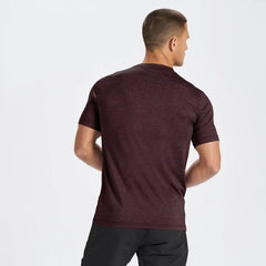 Tradewind Performance Tee | Oxblood Heather