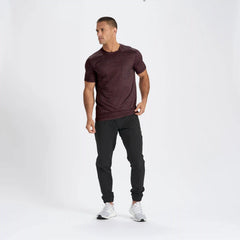 Tradewind Performance Tee | Oxblood Heather