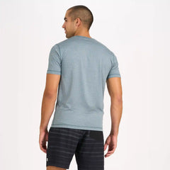 Tradewind Performance Tee | Steel Blue Heather