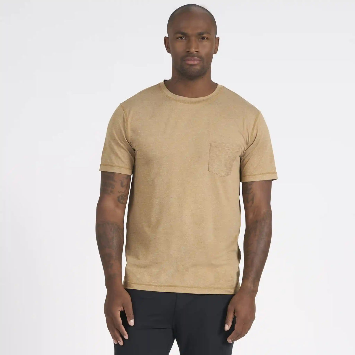 Tradewind Performance Tee | Tobacco Heather