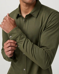 Long Sleeve Knit Oxford Button Down - Classic Fit | Herb