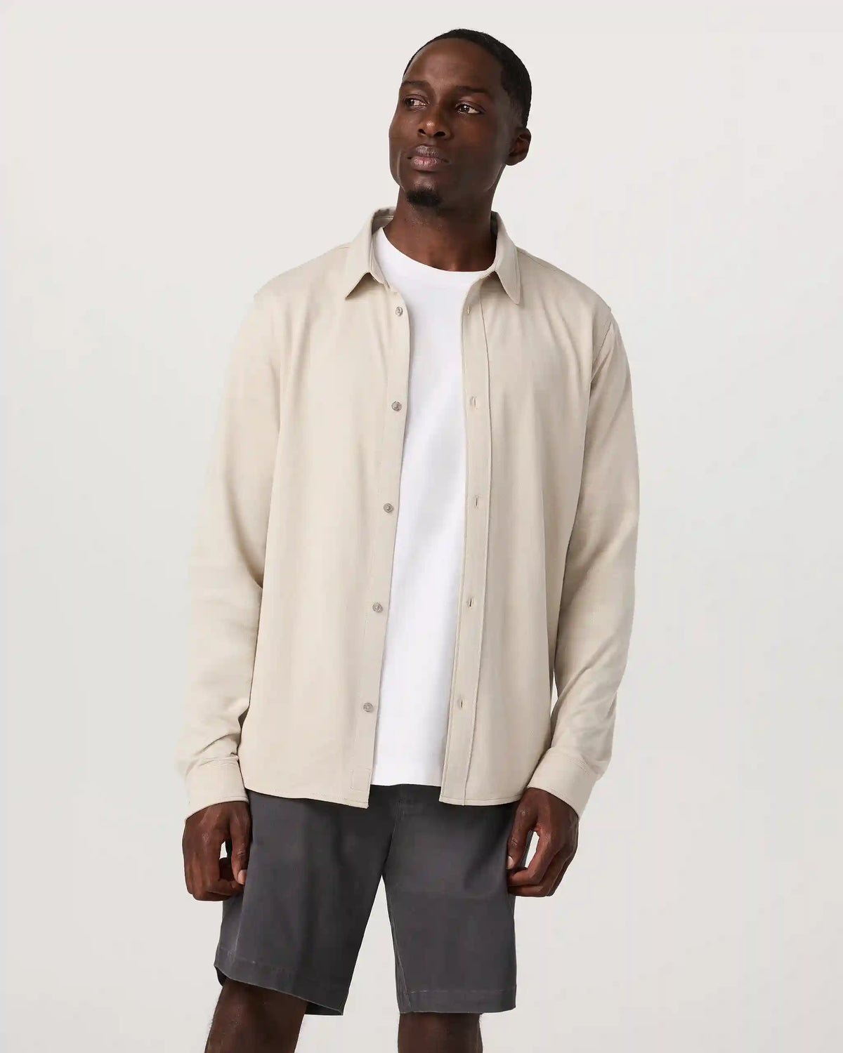 Long Sleeve Knit Oxford Button Down - Classic Fit | Trench