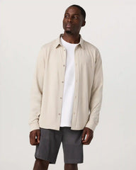 Long Sleeve Knit Oxford Button Down - Classic Fit | Trench