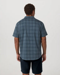 Short Sleeve Plaid Button Down Shirt | Abyss