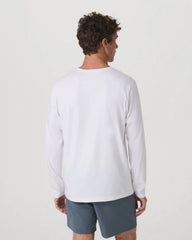 Long Sleeve Tuvalu Tee | White