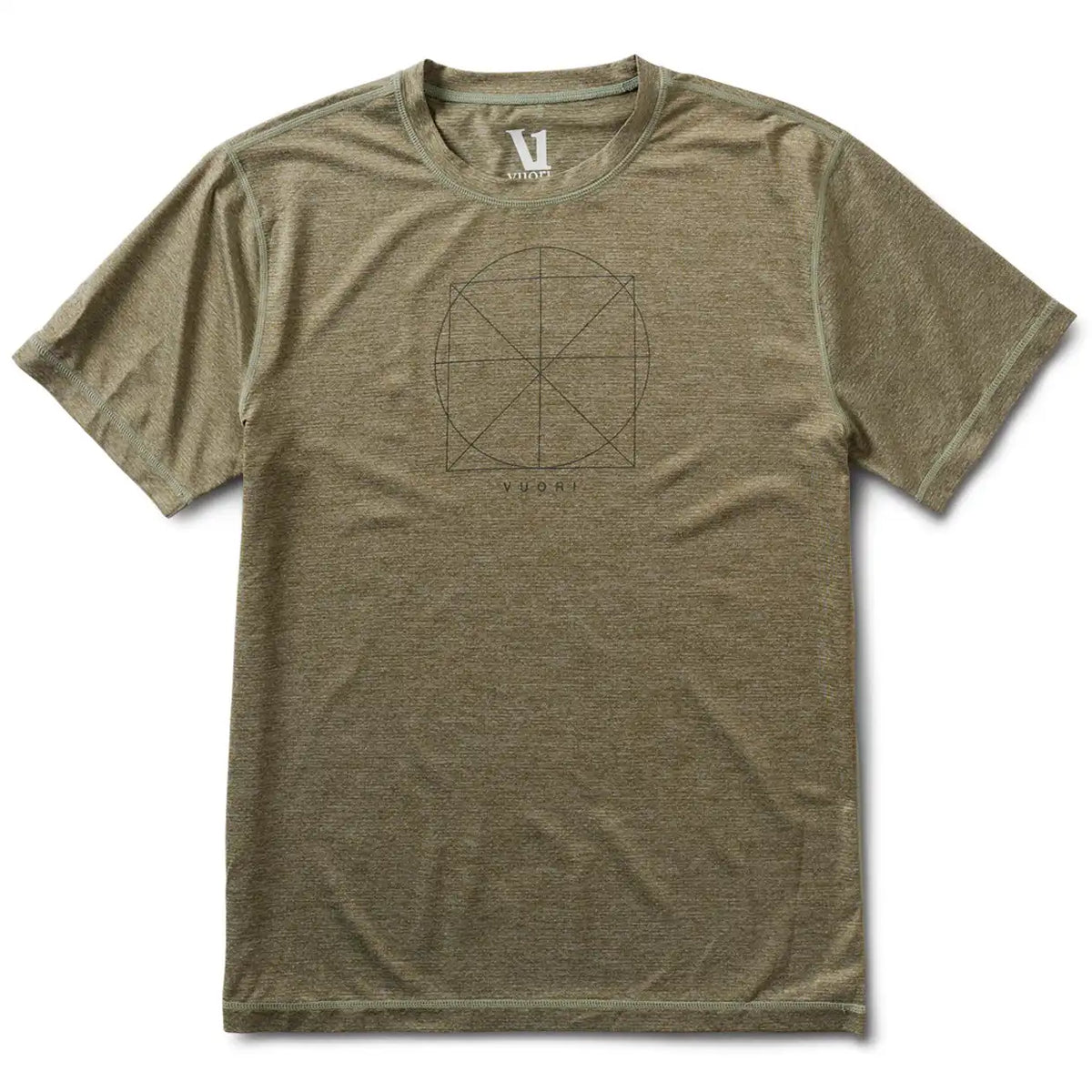 Geo Tech Tee | Army Heather