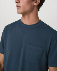 Short Sleeve Ponto Pocket Tee - Relaxed Fit | Ocean Blue
