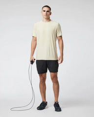 Strato Tech Tee | Cashew Heather