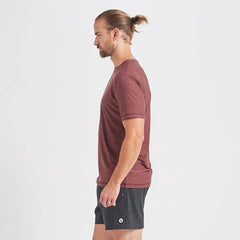 Strato Tech Tee | Fig Heather