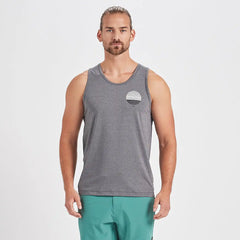 Watermans Sun Stripe Tank | Heather Grey