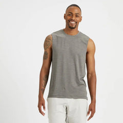 Zephyr Muscle Tee | Charcoal Heather