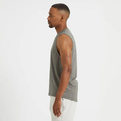 Zephyr Muscle Tee | Charcoal Heather