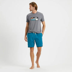 Uluwatu Short-Sleeve Water Tee | Charcoal Heather