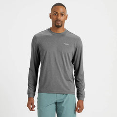 Long-Sleeve Uluwatu Water Tee | Charcoal Heather