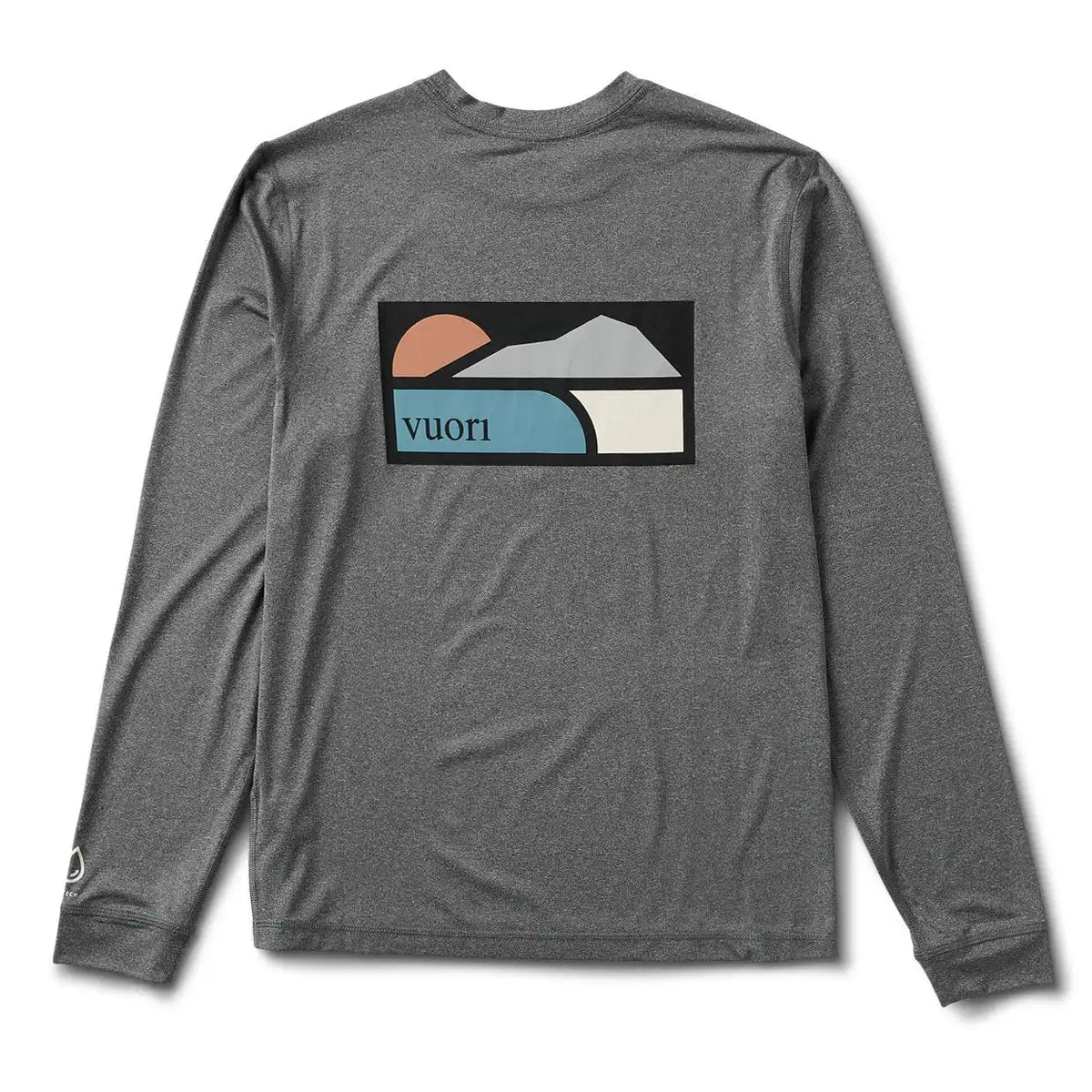 Long-Sleeve Uluwatu Water Tee | Charcoal Heather