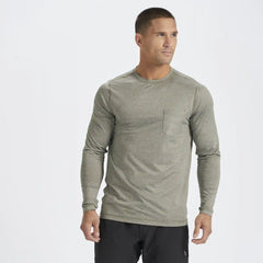Long-Sleeve Tradewind Performance Tee | Army Heather