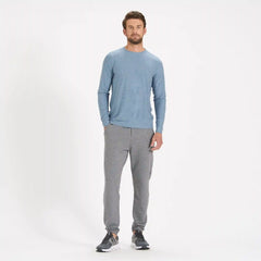 Long Sleeve Strato Tech Tee | Cloud Heather