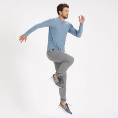 Long Sleeve Strato Tech Tee | Cloud Heather