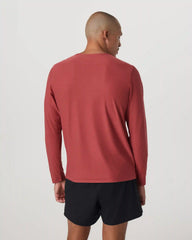 Long Sleeve Strato Tech Tee | Fire Heather