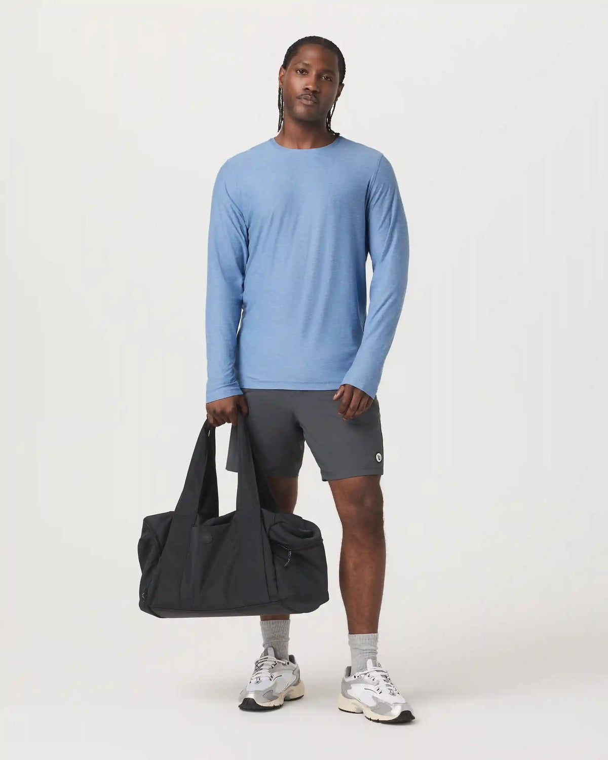 Long Sleeve Strato Tech Tee | Isle Blue Heather