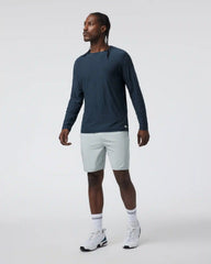 Long Sleeve Strato Tech Tee | Navy Heather