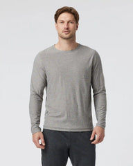 Long Sleeve Strato Tech Tee | Heather Grey