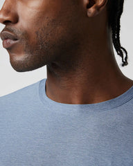 Long Sleeve Strato Tech Tee | Chambray Heather