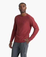 Long Sleeve Strato Tech Tee | Currant Heather