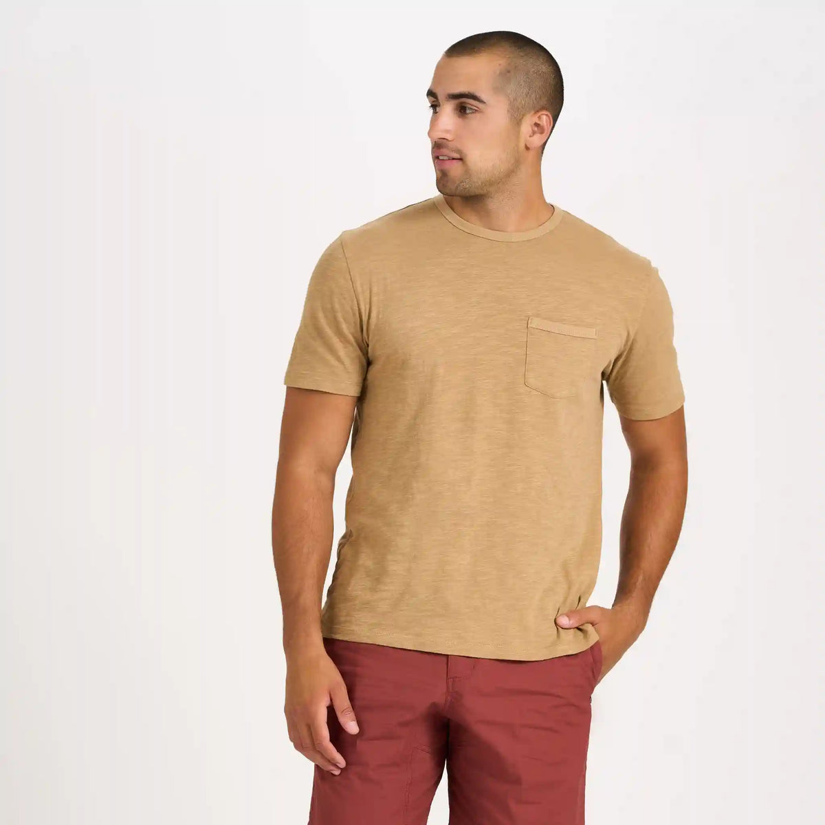 The Rise Tee | Wheat