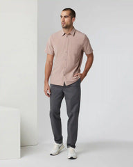 Short-Sleeve Bridge Button Down | Canyon Clay